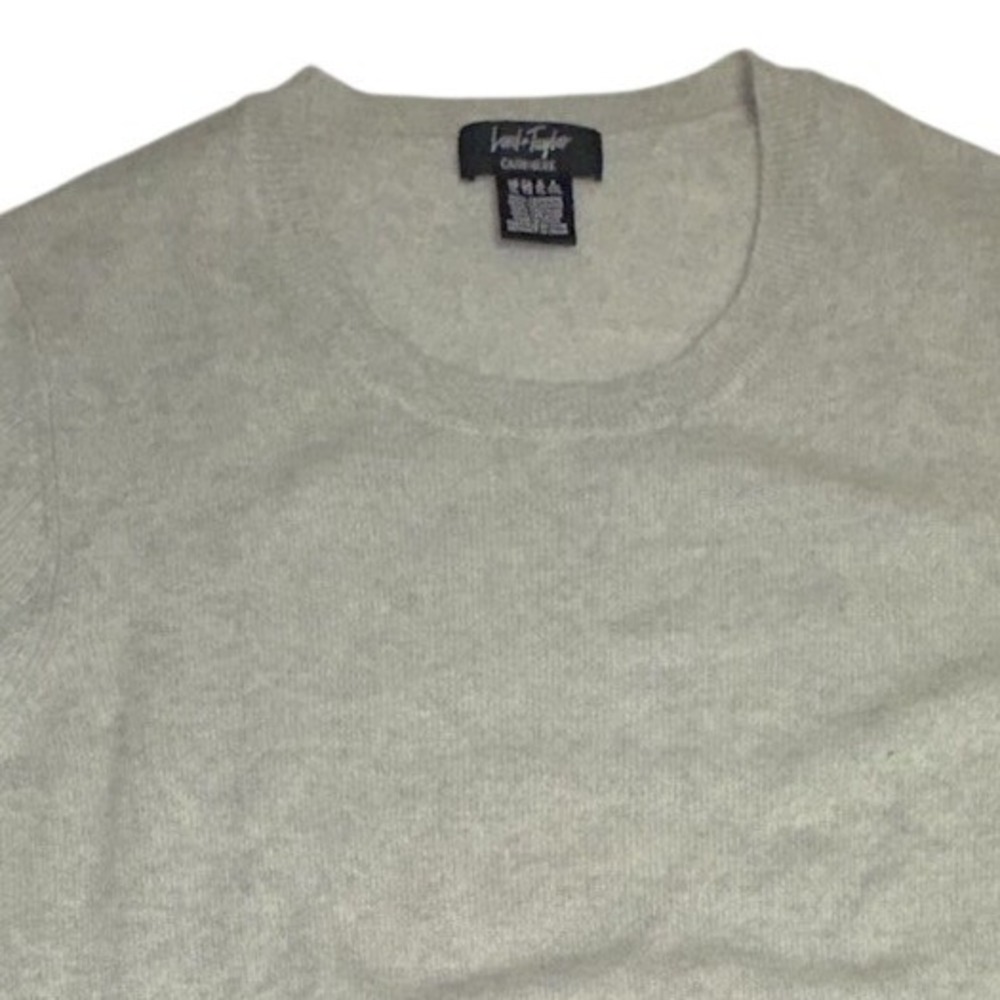 Cashmere Vintage Lord &‎ Taylor Cream Women Sweater Size XL Classic Timeless